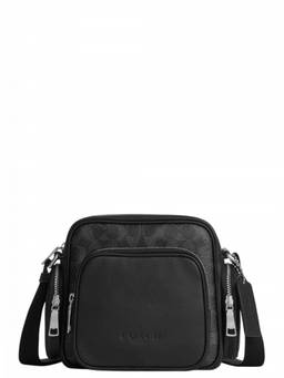 Coach - Black Fletcher Small Crossbody Bag