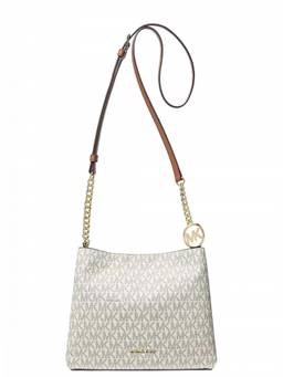 Michael Kors - White Christina Small Crossbody Bag