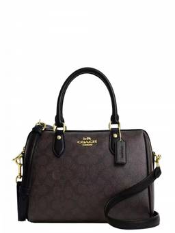 Coach - Dark Brown Rowan Small Satchel
