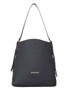 Mario Valentino - Black Botaniko Re Medium Shoulder Bag