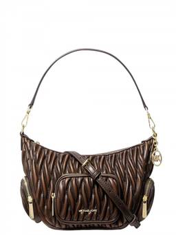 Michael Kors - Chocolate Merritt Convertible Small Shoulder Bag