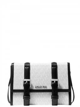 Michael Kors - White Cooper Medium Crossbody Bag