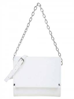Mario Valentino - White Syria Re Medium Shoulder Bag