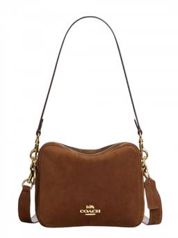 Coach - Brown Carey Small Crossbody Bag