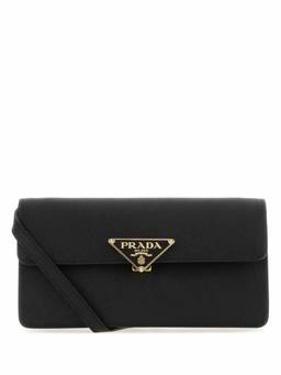 PRADA - Black Logo Mini Crossbody Bag
