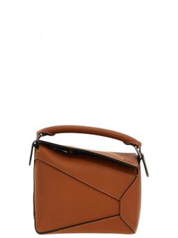 Loewe - Brown Puzzle Edge Mini Crossbody Bag