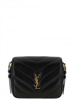 Saint Laurent - Black Loulou Small Crossbody Bag