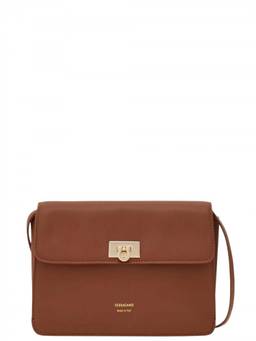 Ferragamo - Brown Gancini Mini Crossbody Bag