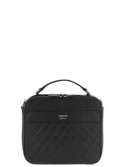 Ferragamo - Black Monogram Small Crossbody Bag