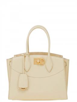 Ferragamo - Off White Studio Soft Medium Satchel
