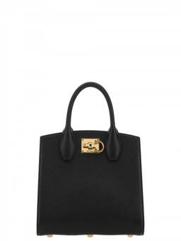 Ferragamo - Black Studio XS Satchel