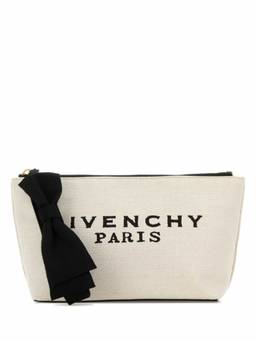 Givenchy - Ivory Logo Clutch