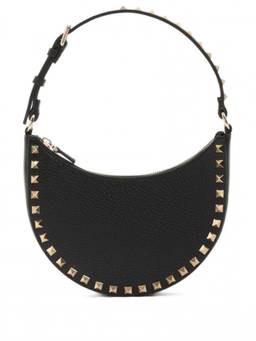 Valentino Garavani - Black Rock stud Mini Hobo