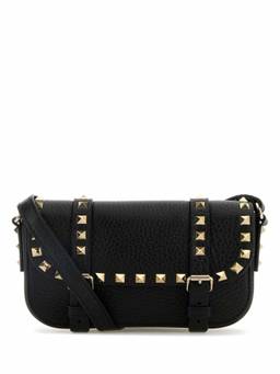 Valentino Garavani - Black Rockstud Crossbody Bag