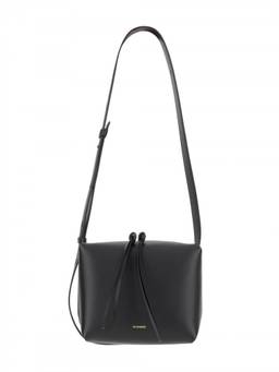 Jil Sander - Black logo crossbody bag