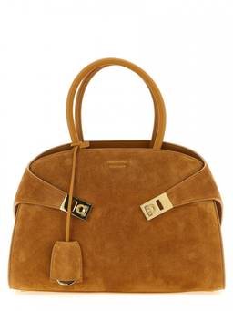 Ferragamo - Beige Hug Small Satchel