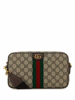Gucci - Beige Ophidia Small Crossbody Bag