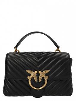 Pinko - Black Love Lady Puff Mini Crossbody Bag