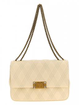 Valentino Garavani - White Quiltie 67 M Shoulder Bag