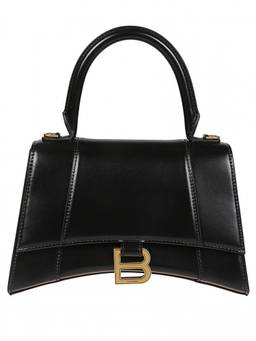 Balenciaga - Black Hourglass Satchel