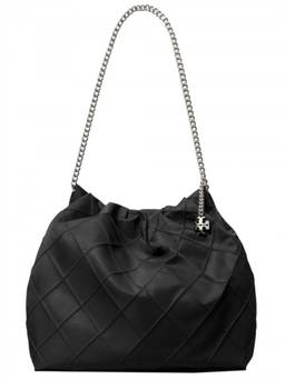 TORY BURCH - Black Fleming Large Hobo