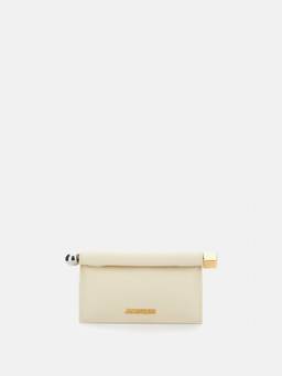 JACQUEMUS - Ivory Rond Carre Clutch