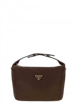 PRADA - Dark Brown Cherie Mini Crossbody Bag