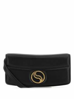Stella McCartney - Yellow Logo Plaque Crossbody Bag
