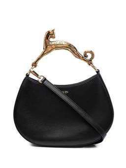 Lanvin - Black Embellished-handle Bag