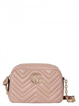 Gucci - Pink Marmont Small Crossbody Bag