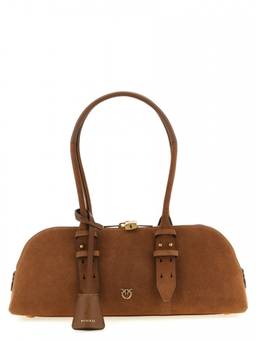 Pinko - Brown Logo Large Satchel