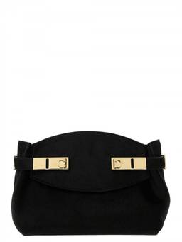 Ferragamo - Black Hug Small Crossbody Bag