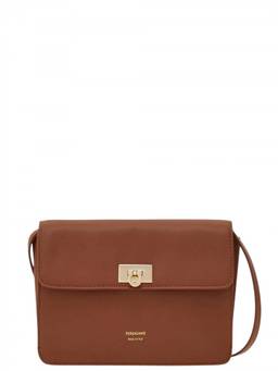 Ferragamo - Brown Gancini Mini Crossbody Bag