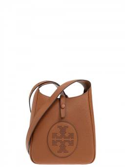 TORY BURCH - Brown Miller Medium Crossbody Bag