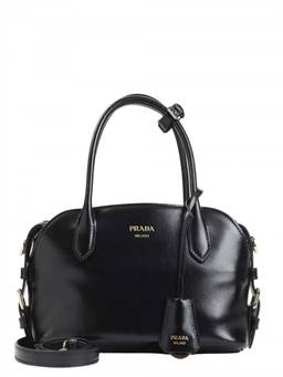 PRADA - Black Logo Small Satchel