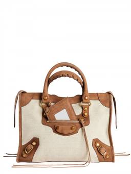 Balenciaga - Beige Le City Small Satchel