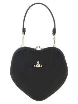 Vivienne Westwood - Black Belle Heart Frame Shoulder Bag