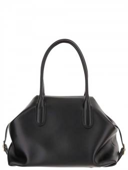 Themoire - Black Talia Medium Satchel