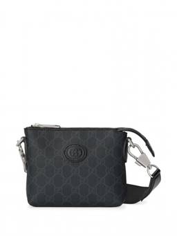 Gucci - Black Gg Supreme Crossbody Bag