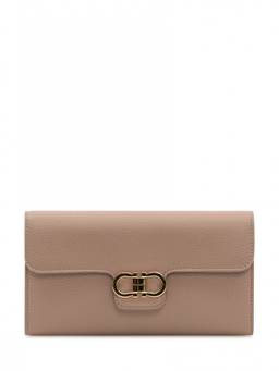 Ferragamo - Taupe Gancini Clutch