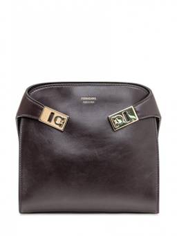 Ferragamo - Dark Brown Hug Small Crossbody Bag