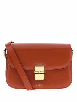 A.P.C. - Brown Grace Small Crossbody Bag