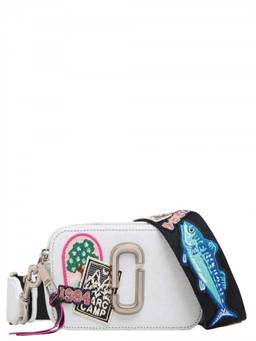 Marc Jacobs - White The Camp Snapshot Crossbody Bag