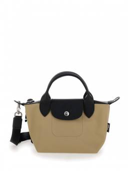 Longchamp - Beige Le Pliage Energy XS Satchel