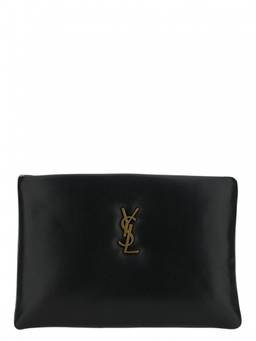 Saint Laurent - Black Calypso Clutch