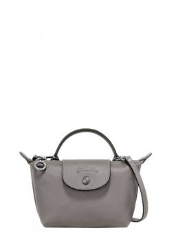 Longchamp - Grey Le Pliage XS Crossbody Bag