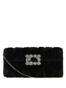 Roger Vivier - Black Efflorescence Clutch