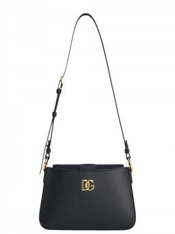 Dolce&Gabbana - Black Logo Small Shoulder Bag