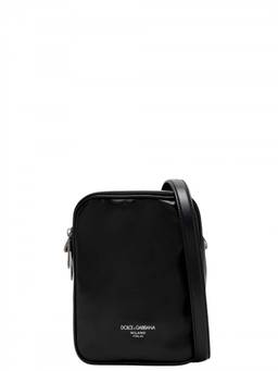 Dolce&Gabbana - Black Logo Large Crossbody Bag