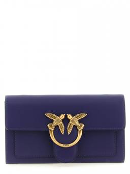 Pinko - Purple Logo Mini Crossbody Bag